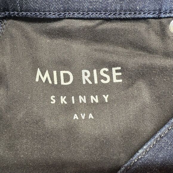 Lucky Brand Womens Jeans Size 4/27A Ava Skinny Denim Mid Rise Dark Wash Stretch - Picture 11 of 12